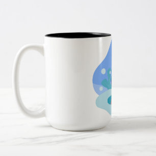 Yoga, Meditation, Gesundheitsbilder Zweifarbige Tasse
