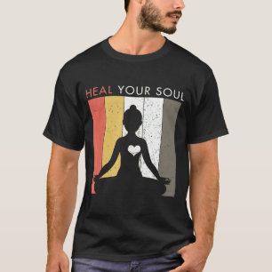Yoga Meditation Heilen Sie Ihr Soul gestört Vintag T-Shirt