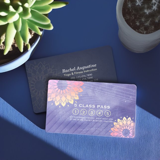 Yoga Meditation Instructor 5 Class Pass Treuekarte (Von Creator hochgeladen)