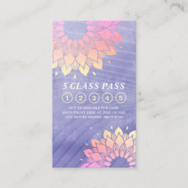 Yoga Meditation Instructor 5 Class Pass Treuekarte