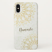 Yoga Meditation Instructor Gold Mandala Blume