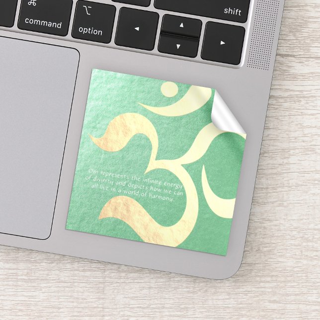 Yoga Meditation Instructor Life Coach OM Quotes Aufkleber (Von Creator hochgeladen)