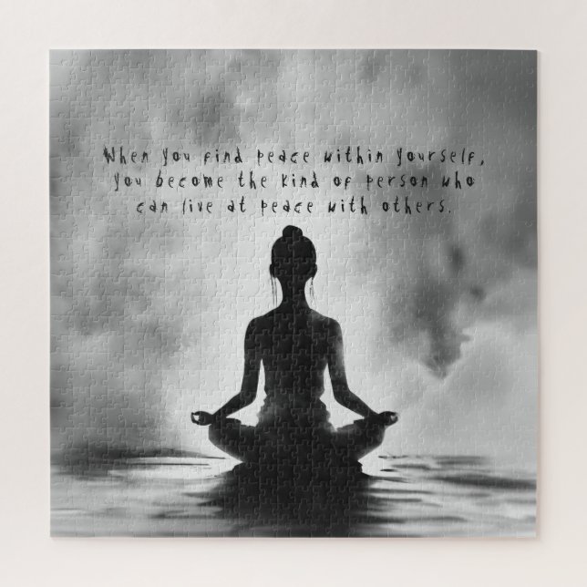 Yoga Meditation Instructor Lotus Pose Tinte Malere (Vertikal)