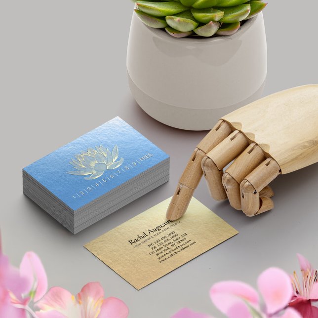 YOGA Meditation Instructor Loyalty Punch Lotus Treuekarte (Von Creator hochgeladen)