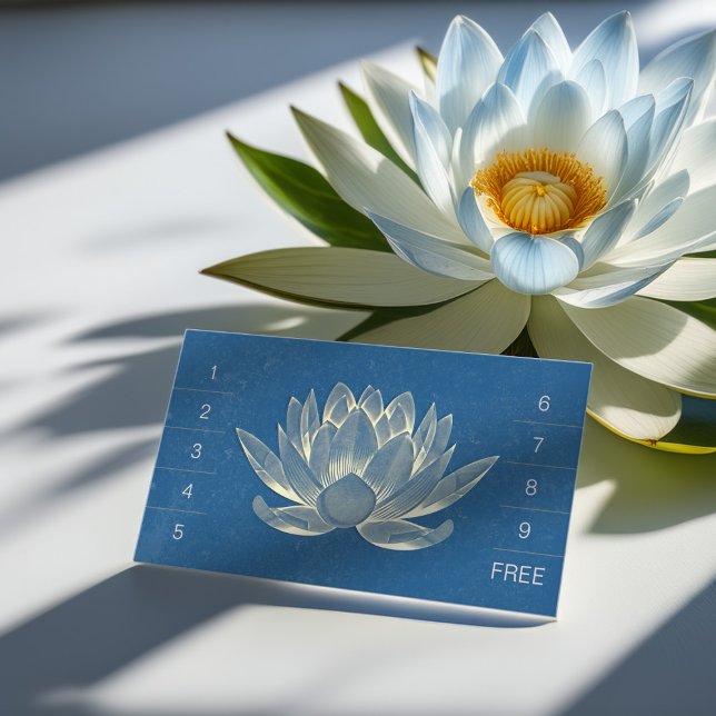 YOGA Meditation Instructor Loyalty Punch Lotus Treuekarte (Von Creator hochgeladen)