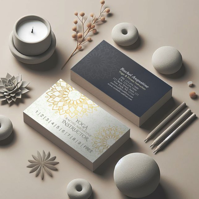 YOGA Meditation Instructor Loyalty Punch Mandala Treuekarte (Von Creator hochgeladen)