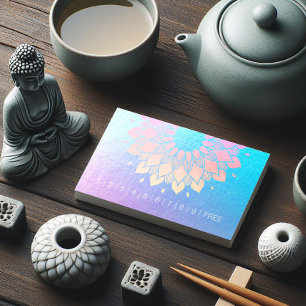 Yoga Meditation Instructor Mandala Loyalty Punch Treuekarte