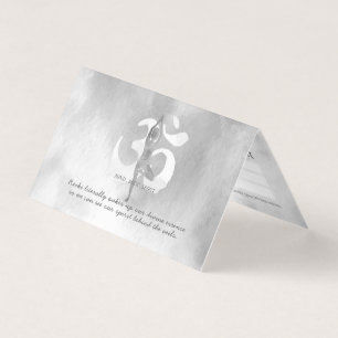Yoga Meditation Instructor Price List Termin Visitenkarten