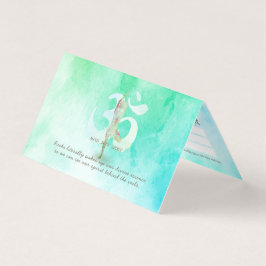 Yoga Meditation Instructor Price List Termin Visitenkarten