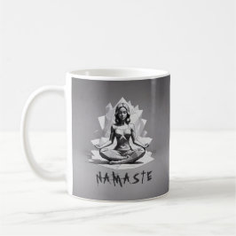Yoga Meditation Instructor Reiki Master Low Poly Kaffeetasse