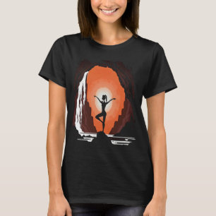 Yoga Meditation Instruktorin Mama Dosierung Yoga i T-Shirt