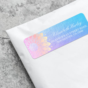 Yoga Meditation Instruktorin Rose Gold Foil Mandal