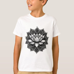 Yoga-Meditation Lotosblume auf Mandala Lotos Fluss T-Shirt