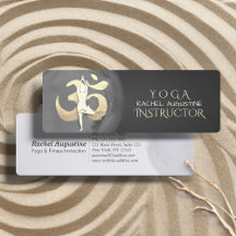 Yoga Meditation Pose OM Symbol Modernes Schwarz & 