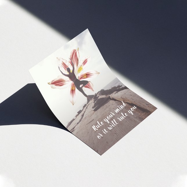 Yoga Meditation Quote Poster (Créateur téléchargé)