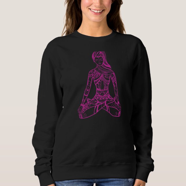 Yoga Meditation Sweatshirt (Vorderseite)