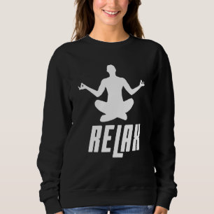 Yoga Meditation Übungen Relax Posen Yogis Instru Sweatshirt