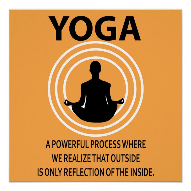 Yoga Meditation Yoga Poster (Vorderseite)