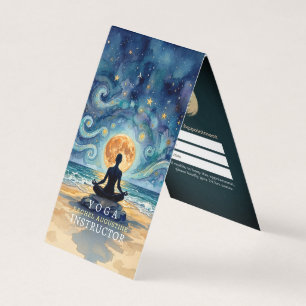 Yoga-Meditations-Sternenhimmel-Mond-Preisliste Visitenkarten