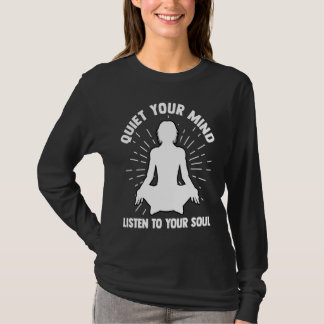 Yoga-Meditations-Übungs-Strecken-Turnhalle T-Shirt