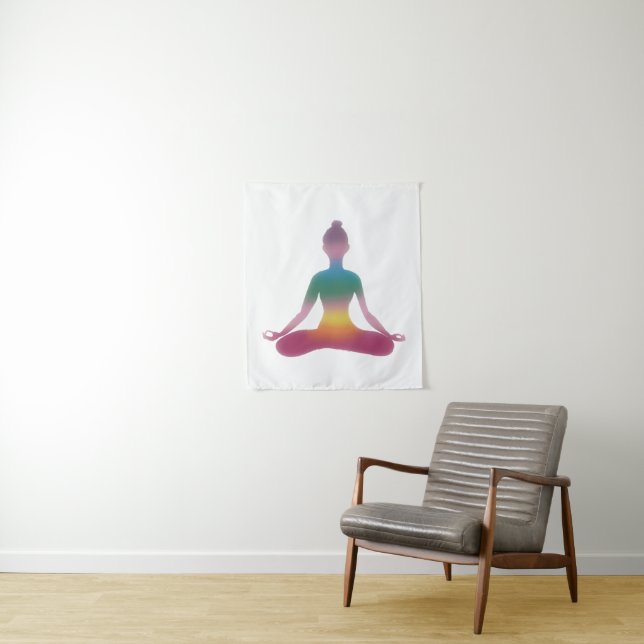 Yoga, Meditationsband Wandteppich (Beispiel)