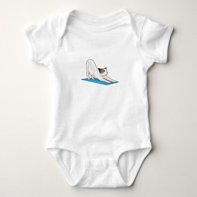 Yoga-Medizin-Fitness Baby Strampler (Vorderseite)