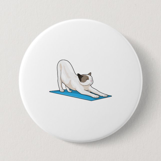 Yoga-Medizin-Fitness Button (Vorderseite)