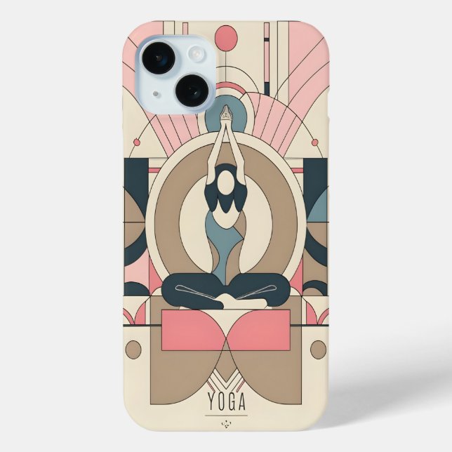 Yoga Mindfulness Minimalistisch friedlichen iPhone Case-Mate iPhone Hülle (Rückseite)