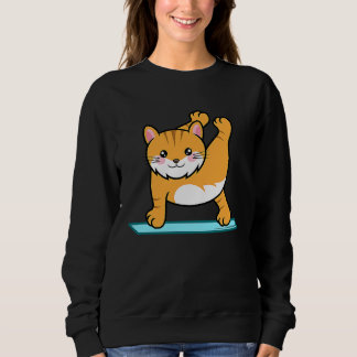 Yoga Mit Meiner Katze Mein Yoga Sweatshirt