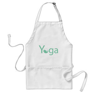 Yoga mit Yin Yang Schürze
