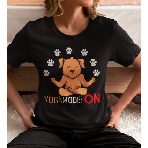 Yoga Mode on Meditation Women Tshirt