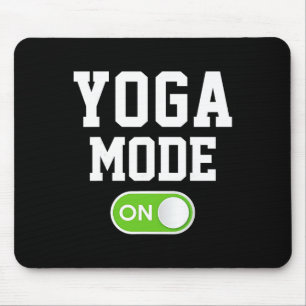 Yoga-Modus Ein Lustige Yogini Yogi  Mousepad