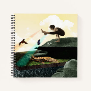 Yoga morgens notizbuch