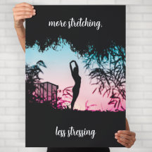 Yoga-Motivations-Wandkunst