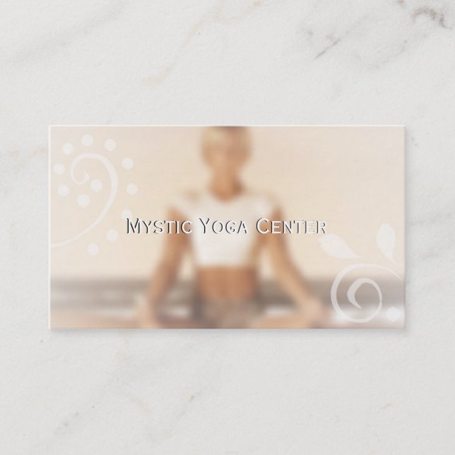 Yoga mystique {alt} Cartes de visite (Devant)