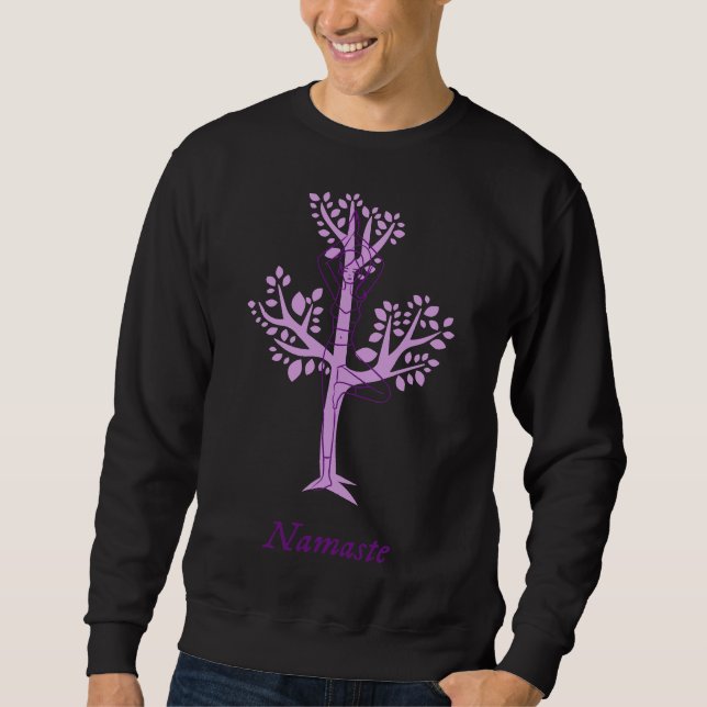 Yoga Namaste 40 Sweatshirt (Vorderseite)