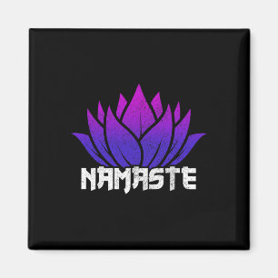 Yoga Namaste Buddha Lotusblume Buddhismus Yogi Bud Magnet