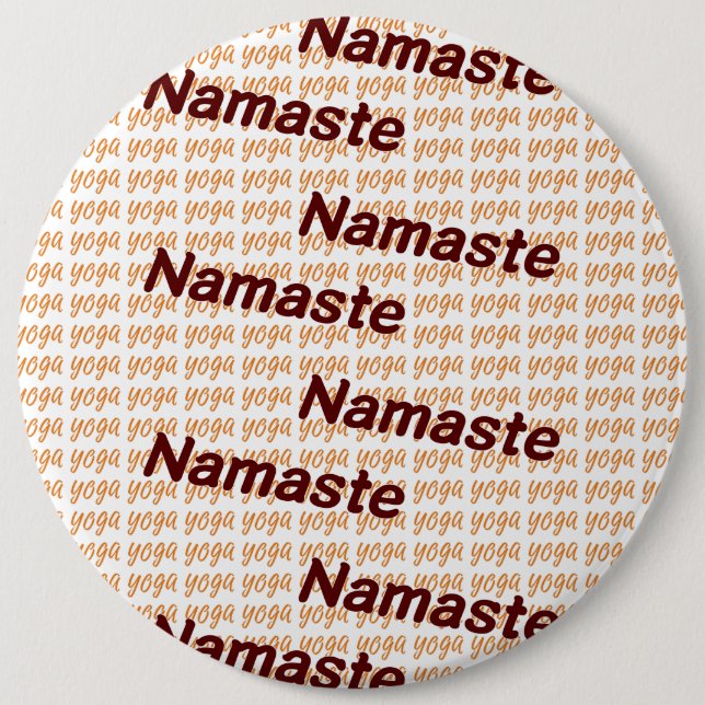 Yoga Namaste Button (Vorderseite)