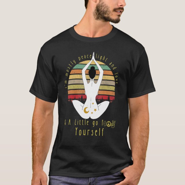 Yoga Namaste Humor T-Shirt (Vorderseite)