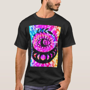 Yoga Namaste Mond Bind Sterben Buddha Auge T-Shirt