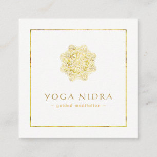 Yoga Nidra Visitenkarten Quadratische Visitenkarte