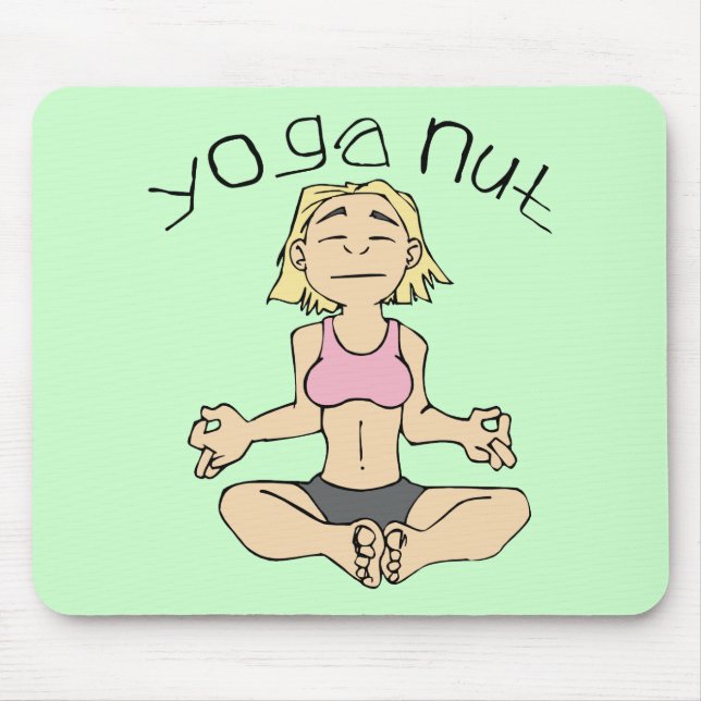 Yoga Nut Yogi Gear Mousepad (Vorne)