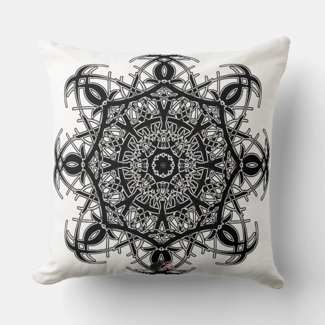 Yoga Octa Glyph Coussin (Recto)
