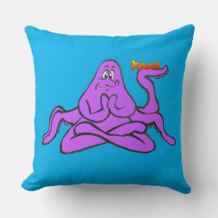 Yoga Octopus Namaste Cust. Dekokissen