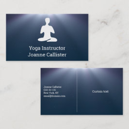 Yoga oder Pilates Instructor Business Card Visitenkarte
