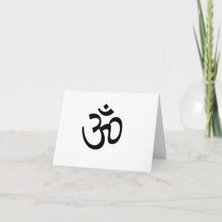 Yoga-Ohm Notecard Karte