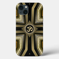Yoga OM Black Gold Sunshine Galaxy S5 Fall