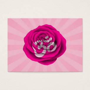 Yoga OM de rose de rose