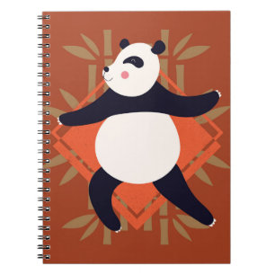 Yoga Panda Notizblock
