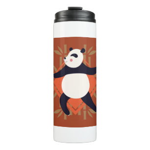 Yoga Panda Thermosbecher